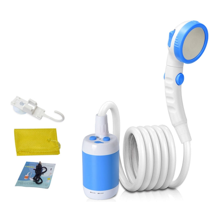 LLT-ES01 Douche électrique pour animaux de compagnie pour camping en plein air, Style :, Standard (Orange Blanc), Standard (Bleu Ciel), Standard (Rose), Haut de gamme (Orange Blanc), Haut de gamme (Bleu Ciel), Haut de gamme (Rose)