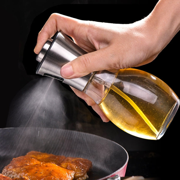 Stainless Steel Glass Bottle Barbecue Cooking Seasoning Oil Pot Sprayer Oil Injection Kettle Oil Spray Bottle, Oil Spray Bottle