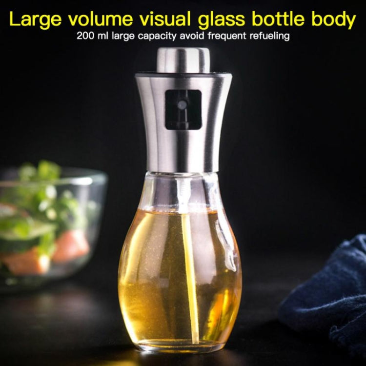 Stainless Steel Glass Bottle Barbecue Cooking Seasoning Oil Pot Sprayer Oil Injection Kettle Oil Spray Bottle, Oil Spray Bottle