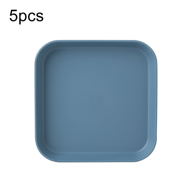 5 pièces Maison 6 pouces Petit Plat en Plastique pour Collation Gâteau Plateau de Table à Manger pour Déchets