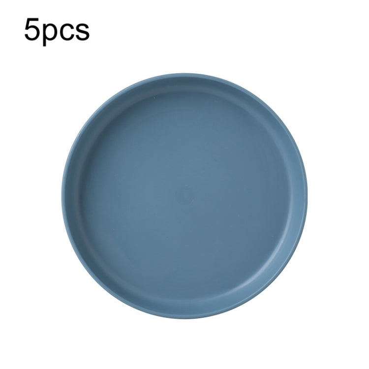 5 pièces Maison 6 pouces Petit Plat en Plastique pour Collation Gâteau Plateau de Table à Manger pour Déchets