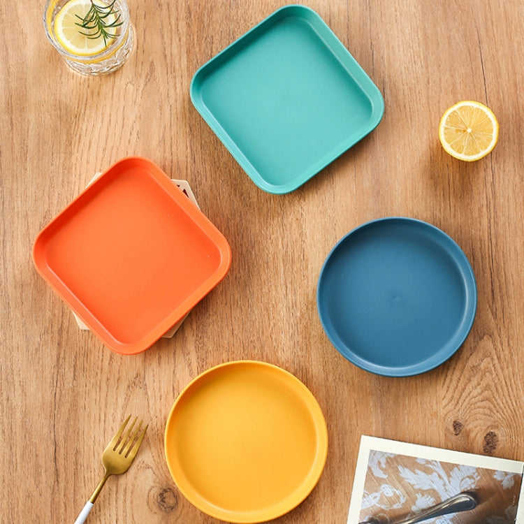 5 pièces Maison 6 pouces Petit Plat en Plastique pour Collation Gâteau Plateau de Table à Manger pour Déchets