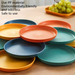 5 pièces Maison 6 pouces Petit Plat en Plastique pour Collation Gâteau Plateau de Table à Manger pour Déchets