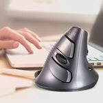 Souris sans fil ergonomique verticale à 6 boutons DELUX M618, sans fil