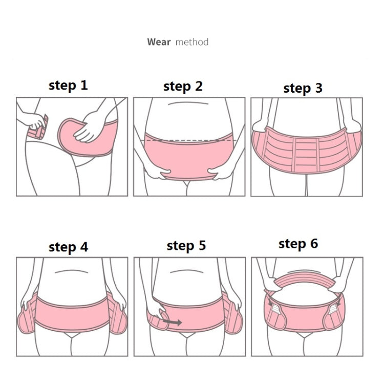 Ceinture de soutien de grossesse en trois pièces respirante pour femmes enceintes avant l'accouchement, S, M, L, XL, XXL