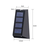 2 Lampes murales solaires N771, éclairage mural extérieur haut et bas, luminaire de jardin, lumière colorée, lumière chaude + blanche