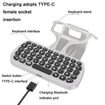Clavier Bluetooth sans fil DOBE TP5-0556 avec prise casque pour PS5, Clavier Bluetooth TP5-0556