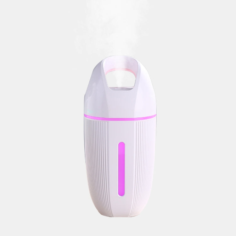 BD-MD1 Purificateur d'air de voiture USB enfichable Humidificateur avec éclairage coloré, Rose, Bleu, Vert