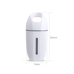 BD-MD1 Purificateur d'air de voiture USB enfichable Humidificateur avec éclairage coloré, Rose, Bleu, Vert