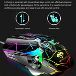 Souris gaming mécanique LEAVEN 7 boutons 4000 DPI USB filaire de bureau lumineuse RGB, longueur de câble: 1,5m, S30 Noir, S30 Blanc, S30 Rose, S10 Noir