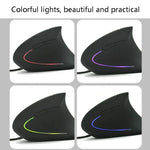 JSY-5 Souris USB filaire optique verticale à 6 boutons laser