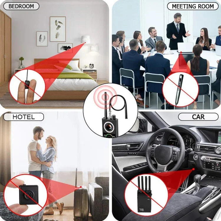 Détecteur de signal de caméra K68 Hôtel Anti-Intrusion, Anti-Localisation, Détection Automatique, Anti-Espionnage et Anti-Surveillance, K68