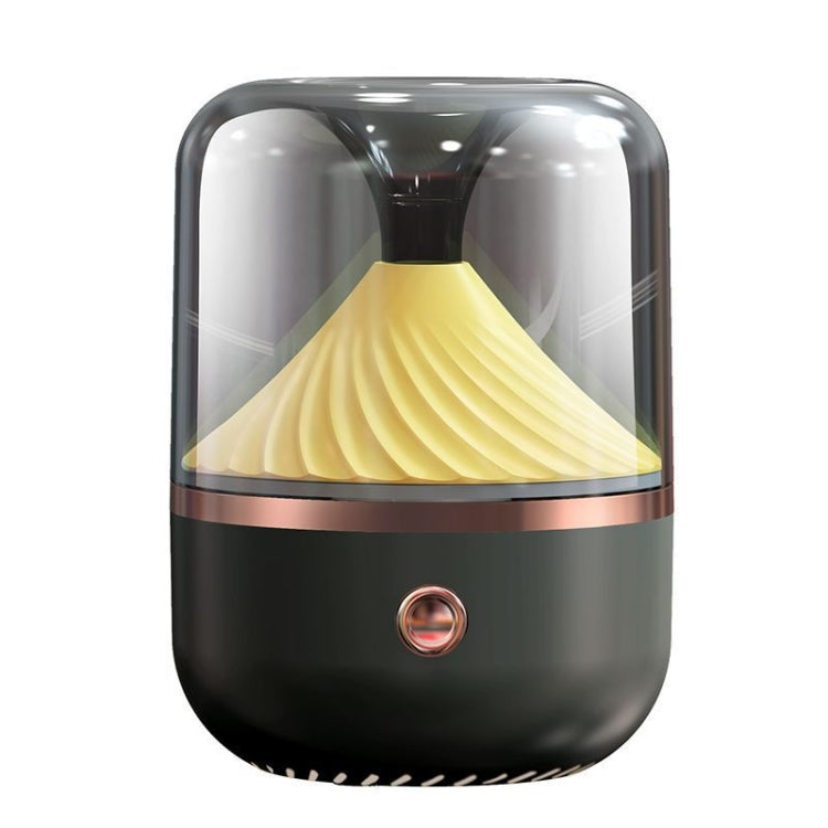 HX-930 Machine d'aromathérapie diffuseur d'huiles essentielles pour chambre à coucher avec miroir rond, atomisation ultrasonique, spray hydratant, humidificateur, noir, blanc, vert