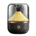HX-930 Home Bedroom Round Mirror Essential Oil Aromatherapy Machine Ultrasonic Atomization Hydrating Spray Humidifier, Black, White, Green