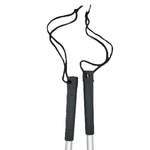 Accessoires de percussion : baguettes de batterie antidérapantes en feutre de laine et acier inoxydable pour s'entraîner à la grosse caisse.