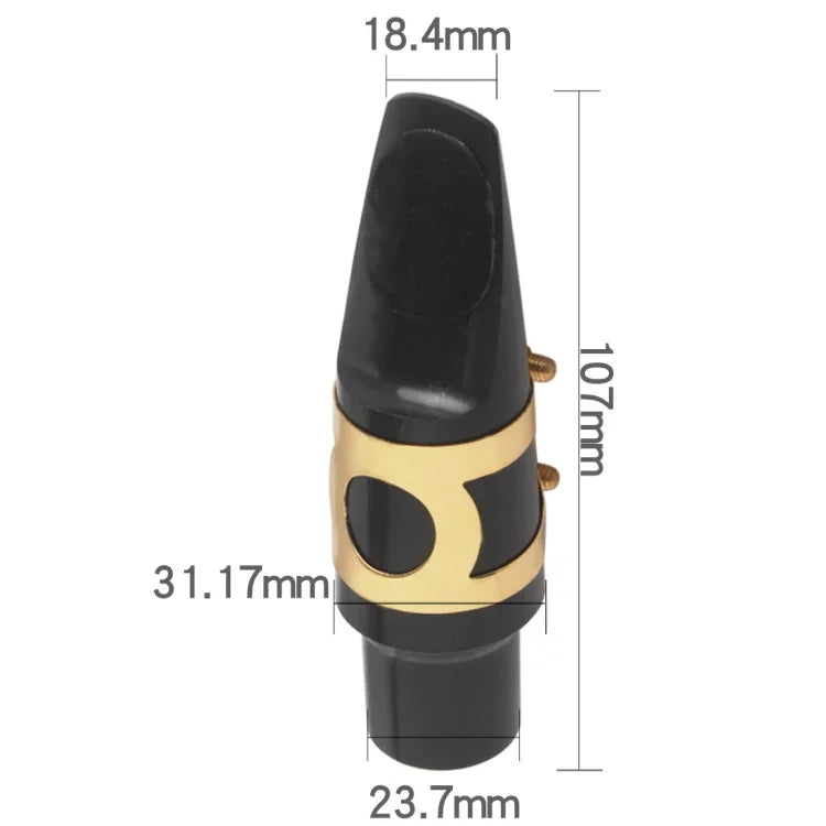 Embouchure de saxophone + pince à chapeau Accessoires pour instruments à vent, ténor, alto, aigu