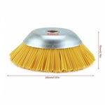 Brosse de désherbage à fil en nylon de 8 pouces, tête de machine à désherber type bol, Brosse de désherbage 8 pouces