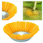 Brosse de désherbage à fil en nylon de 8 pouces, tête de machine à désherber type bol, Brosse de désherbage 8 pouces