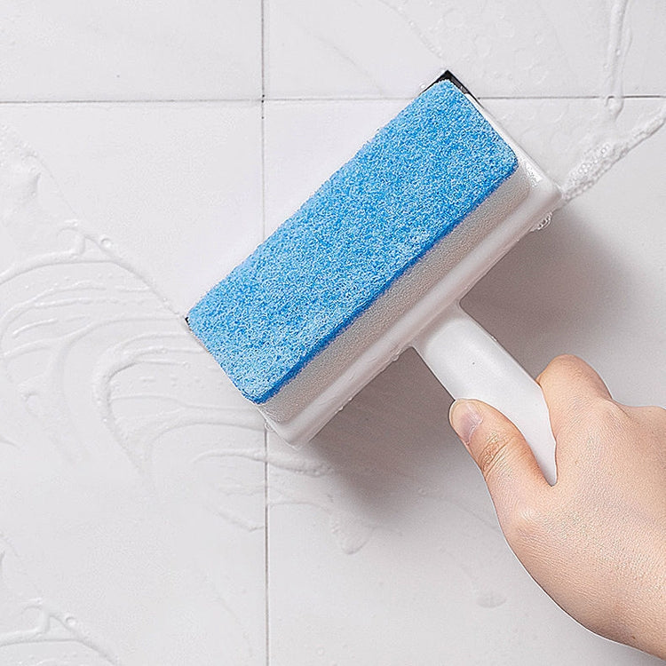 Brosse de nettoyage de vitres 2 en 1 avec brosse à poussière et raclette de nettoyage