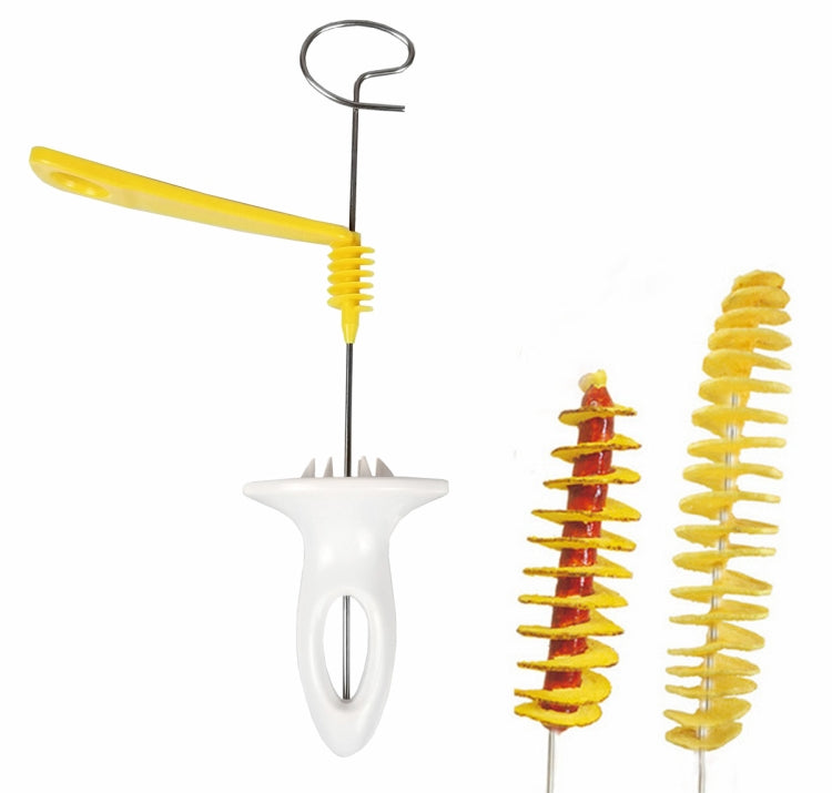 Coupe-frites Tornado, trancheuse en spirale pour pommes de terre, outils de cuisson pour chips de pommes de terre, coupe-spirale pour pommes de terre