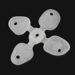 Correcteur d'hallux valgus grand pied en SEBS, bande de correction souple et confortable, 1 paire, SEBS Blanc