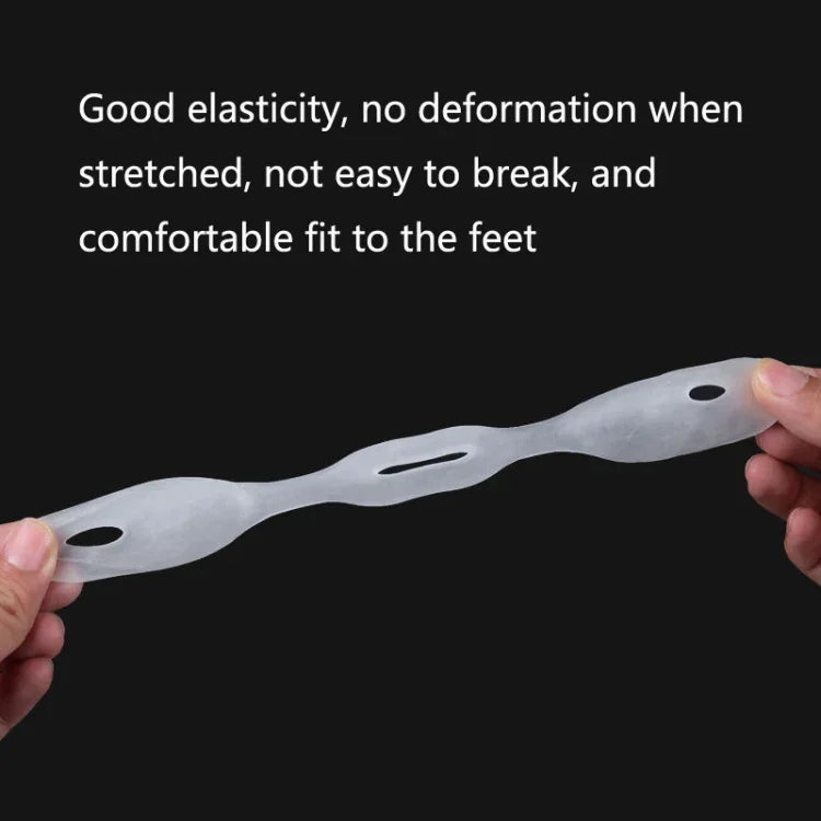 Correcteur d'hallux valgus grand pied en SEBS, bande de correction souple et confortable, 1 paire, SEBS Blanc