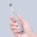 Oatsbasf K01 Support Réhausseur de Bureau Réglable en Alliage d'Aluminium avec Radiateur, Support Pliant pour Ordinateur Portable