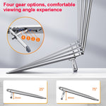 Oatsbasf K01 Support Réhausseur de Bureau Réglable en Alliage d'Aluminium avec Radiateur, Support Pliant pour Ordinateur Portable