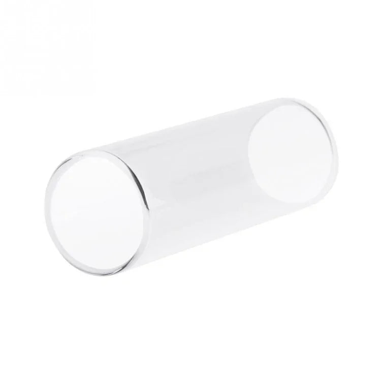 M02219 Coffret 4 en 1 : barre de glisse en plexiglas + barre de glisse en acier inoxydable + médiator en celluloïd + boîte en plastique, barre de glisse en plexiglas
