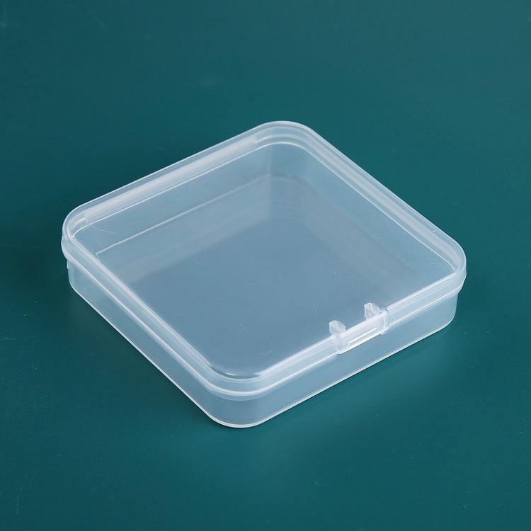 20 boîtes carrées en plastique avec couvercle, boîte de rangement transparente, boîte à outils pour pièces en PP, boîte d'accessoires pour composants électroniques, 20 boîtes carrées