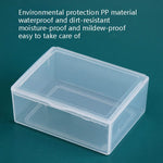 Boîte rectangulaire transparente en plastique PP, 30 pièces, boîte universelle pour le rangement de pièces et d'outils, 30 pièces