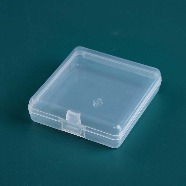 Boîte de rangement en plastique PP transparent avec couvercle, pour pièces et bijoux, 20 pièces