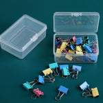 20 boîtes rectangulaires en plastique transparent avec couvercle en PP, 20 boîtes rectangulaires