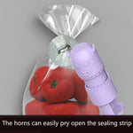 10 PCS H011 Clip de Scellage Élastique pour Conservation et Anti-Humidité des Aliments, Clip de Scellage de Sac de Collation, Violet, Blanc, Vert, Noir, Jaune