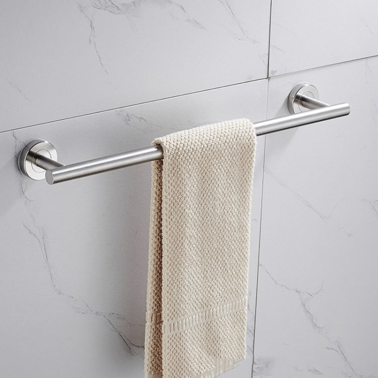 Acier inoxydable 304 avec étagère de salle de bain à rainures, Style :, Tige simple de 40 cm, Porte-serviettes rond, Crochet, Porte-papier toilette A, Porte-papier toilette B, Tige simple verticale, Crochet à vêtements noir