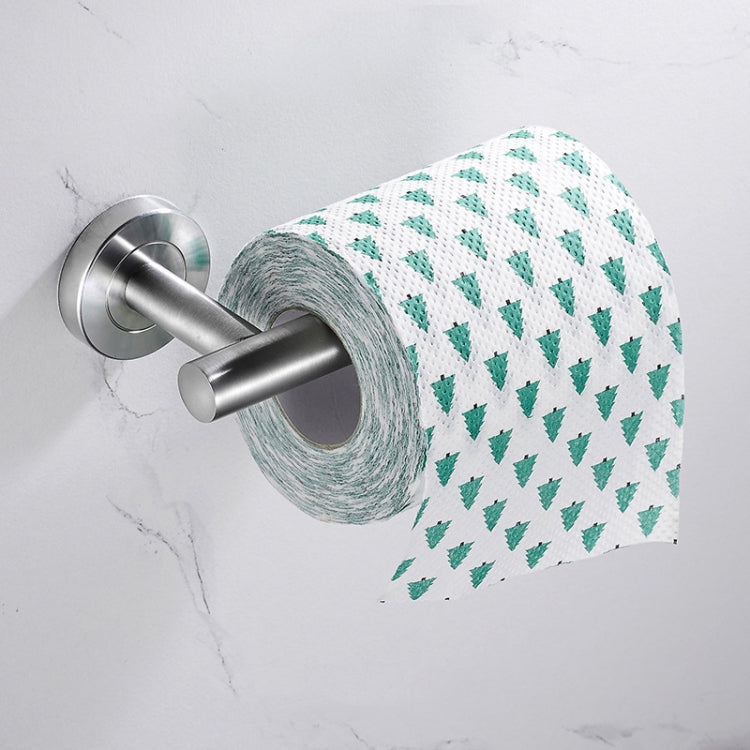 Acier inoxydable 304 avec étagère de salle de bain à rainures, Style :, Tige simple de 40 cm, Porte-serviettes rond, Crochet, Porte-papier toilette A, Porte-papier toilette B, Tige simple verticale, Crochet à vêtements noir