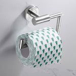 Acier inoxydable 304 avec étagère de salle de bain à rainures, Style :, Tige simple de 40 cm, Porte-serviettes rond, Crochet, Porte-papier toilette A, Porte-papier toilette B, Tige simple verticale, Crochet à vêtements noir
