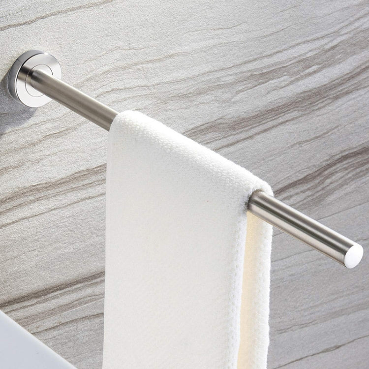 Acier inoxydable 304 avec étagère de salle de bain à rainures, Style :, Tige simple de 40 cm, Porte-serviettes rond, Crochet, Porte-papier toilette A, Porte-papier toilette B, Tige simple verticale, Crochet à vêtements noir