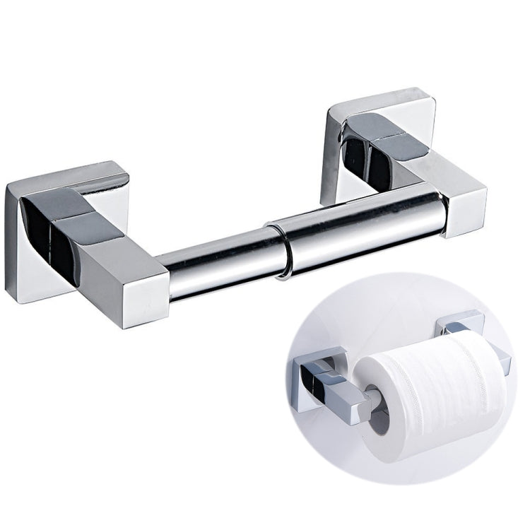 Porte-papier hygiénique rétractable à base carrée, Distributeur de papier toilette rétractable