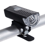 Lampe rechargeable USB pour vélo, étanche, ensemble phare et feu arrière, phare + feu arrière (noir)