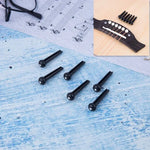 100 clous coniques en plastique pour cordes de guitare