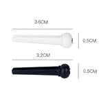 100 clous coniques en plastique pour cordes de guitare