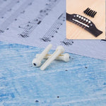 100 clous coniques en plastique pour cordes de guitare
