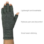 Gants de cyclisme sans doigts Arthrite Pression Santé Gants Haute Élasticité Respirants Anti-œdème Rééducation Gants d'équitation, L, M, S