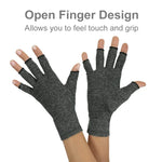 Gants de cyclisme sans doigts Arthrite Pression Santé Gants Haute Élasticité Respirants Anti-œdème Rééducation Gants d'équitation, L, M, S
