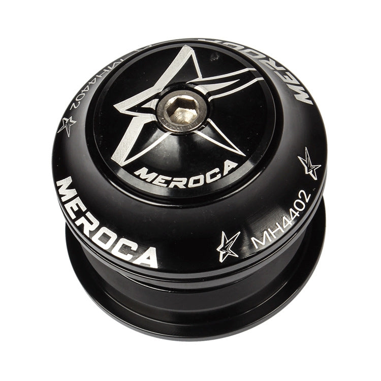 MEROCA roulement de direction Mountain Tower 44mm avec tube droit intégré, noir, rouge, bleu, vert, violet, or