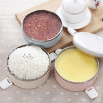 Boîte à lunch couleur dégradée, boîte Bento alimentaire, récipient en acier inoxydable