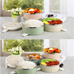 Boîte à lunch couleur dégradée, boîte Bento alimentaire, récipient en acier inoxydable
