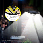 TG-TY074 Lampe Murale Solaire à Induction Corporelle pour Jardin, Couloir Extérieur, Spécifications : 118 SMD, 117 COB