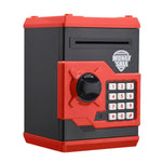 Tirelire Coffre-fort Mot de passe Enfants Jouet Distributeur Automatique de Billets, Noir Rouge, Blanc Bleu, Blanc Rose, Panda, Noir Rougeâtre, Vert, Rouge&Noir
